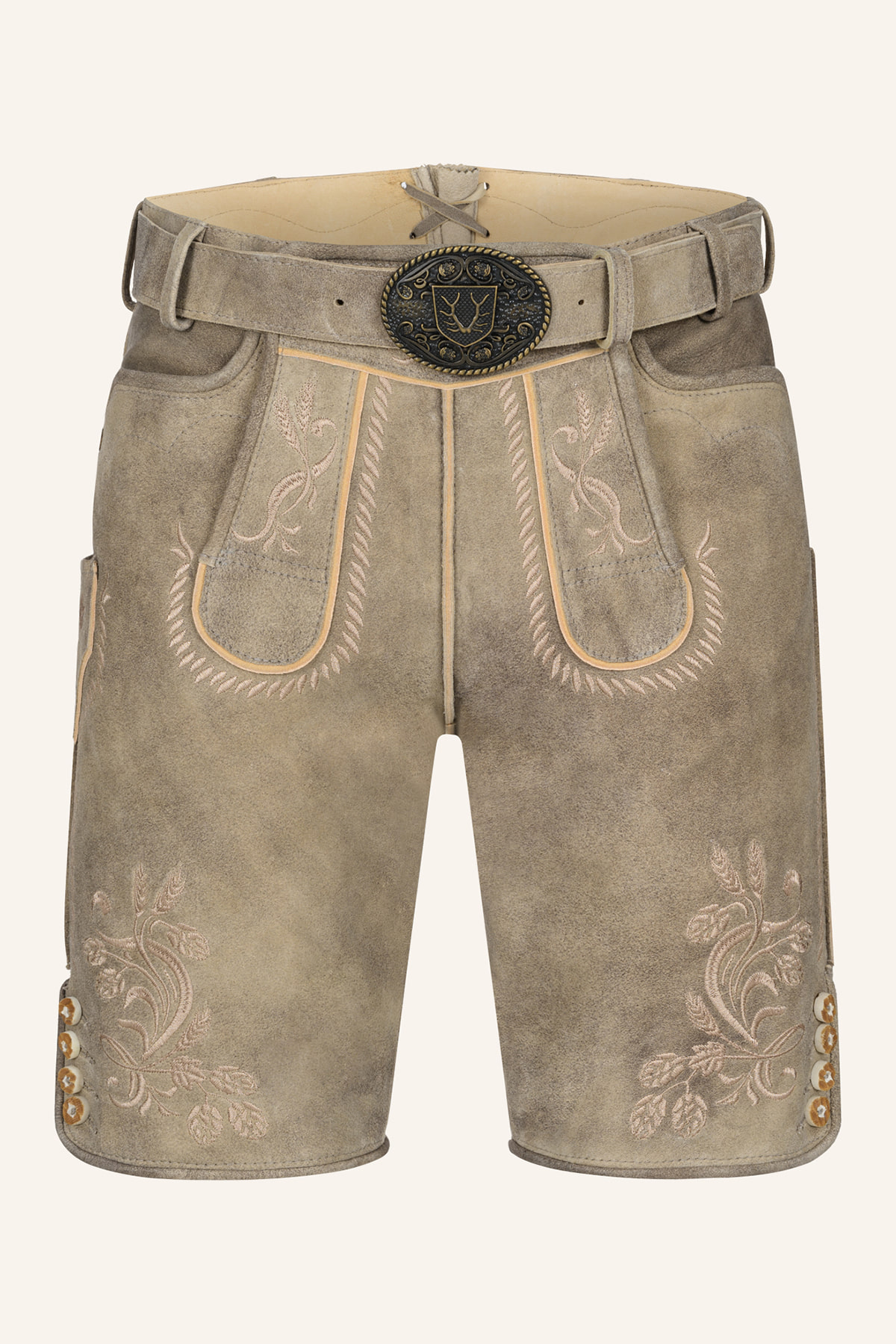 Lederhose Ryann mit Gürtel