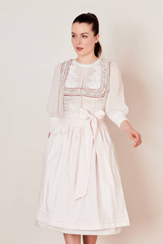 KRÜGER COLLECTION Dirndl Dirndl 'Clara' 112866, Rose 70cm günstig online kaufen