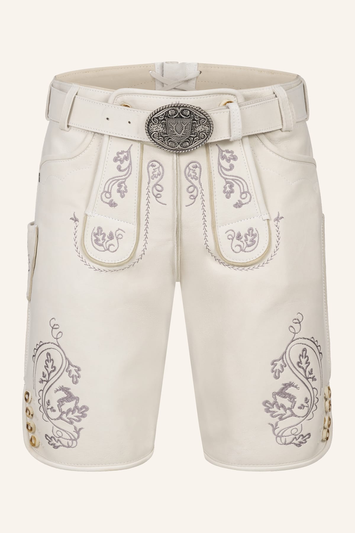 Lederhose Evan mit Gürtel