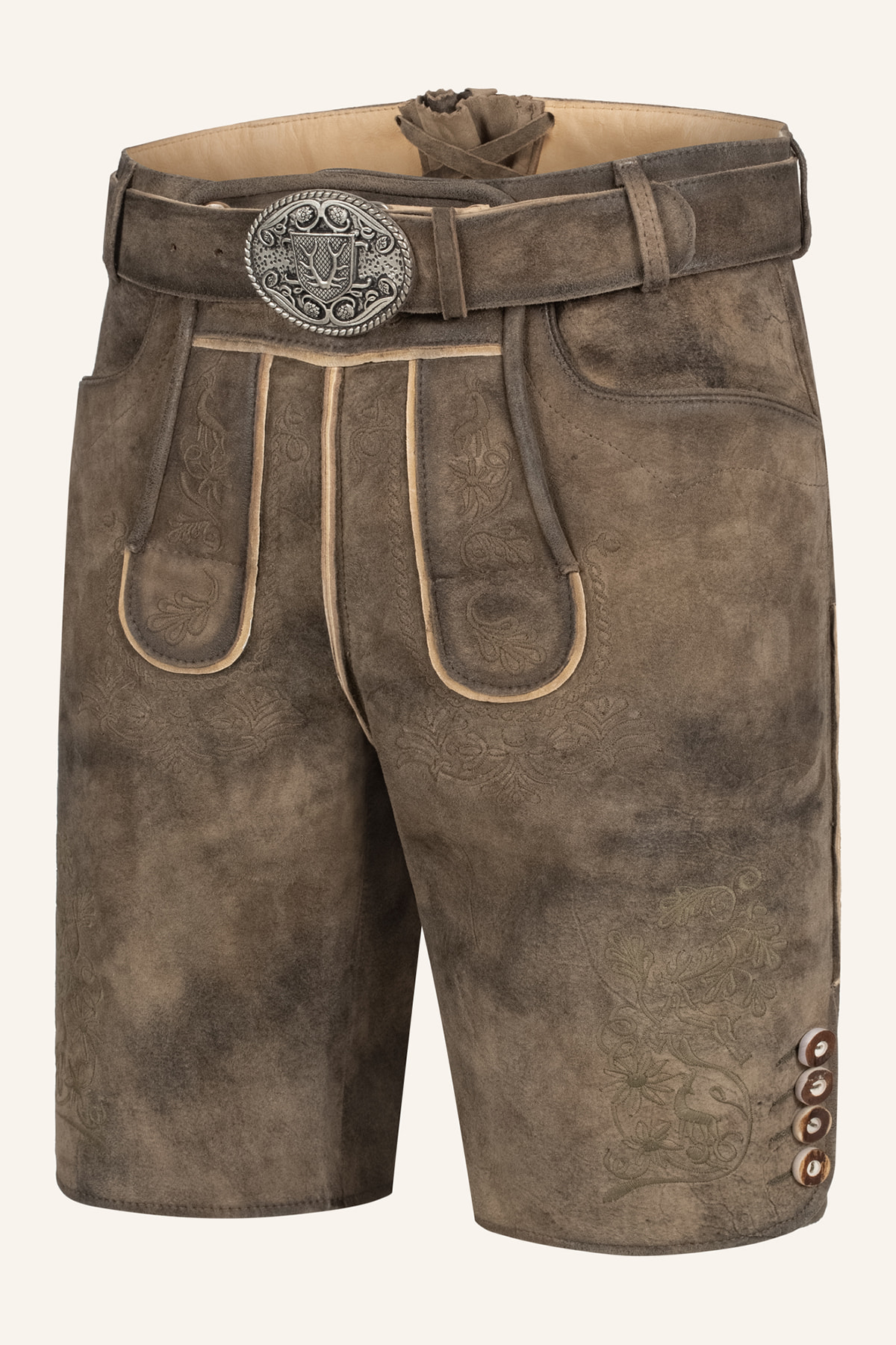 Lederhose Denis mit Gürtel