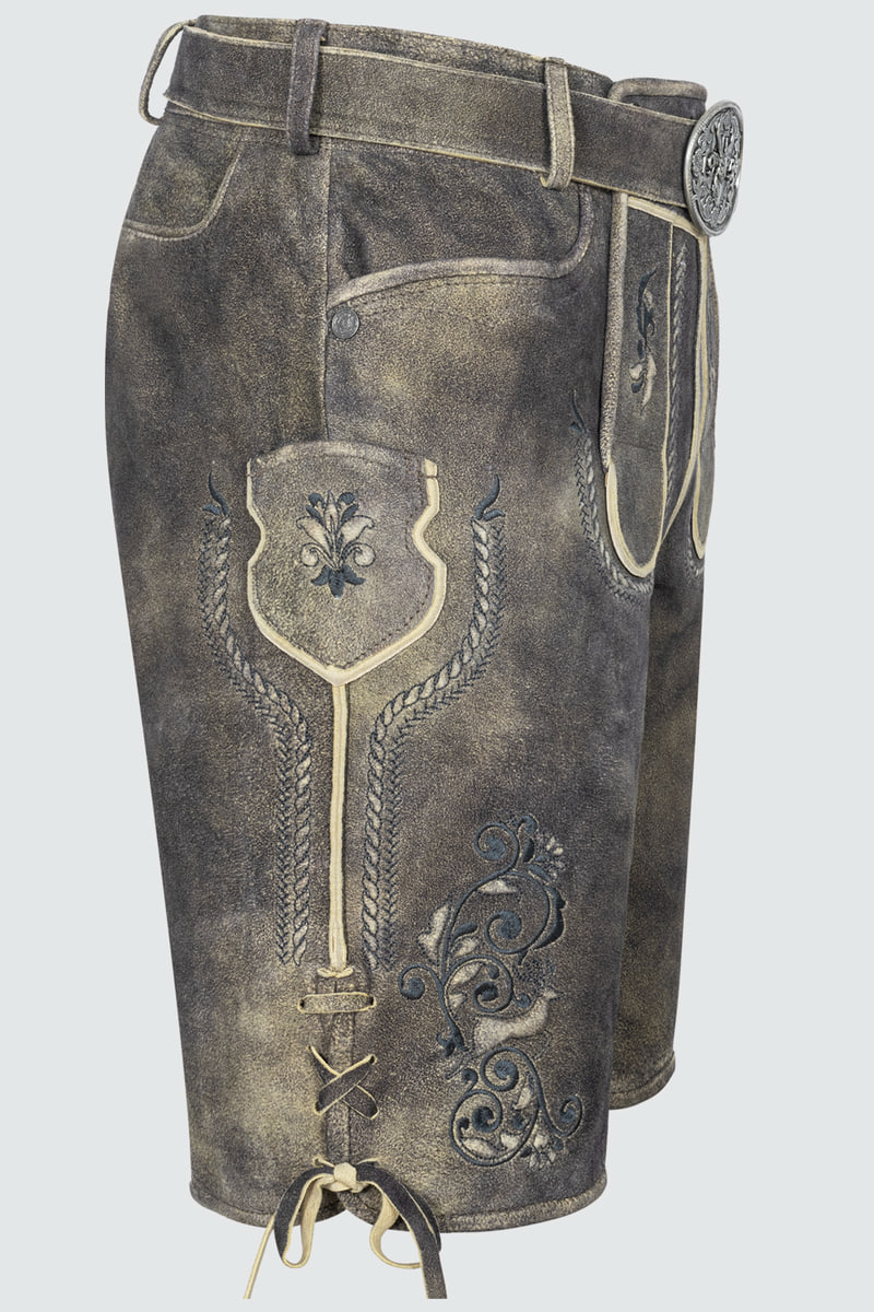 Lederhose Gideon mit Gürtel