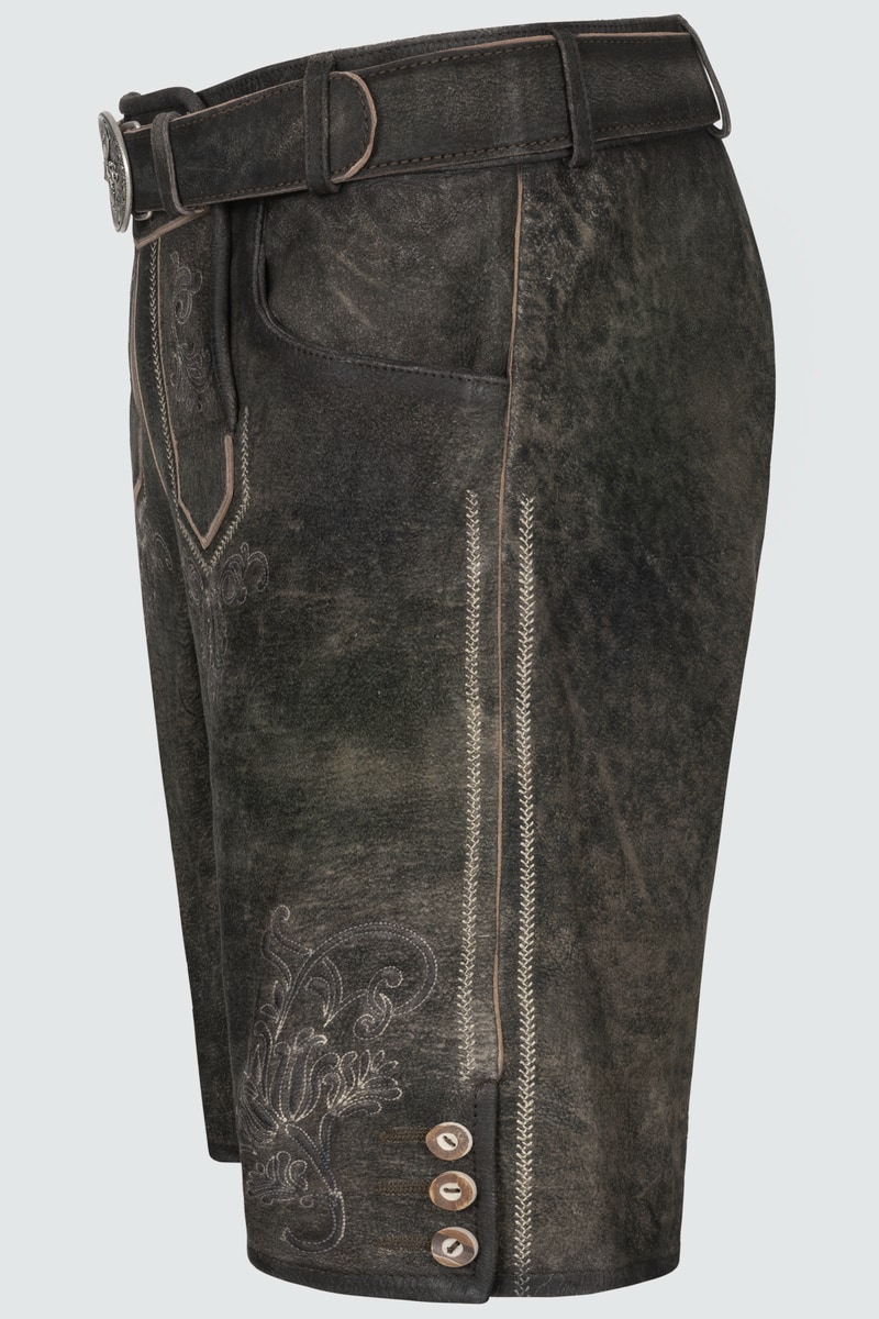 Lederhose Arijus mit Gürtel