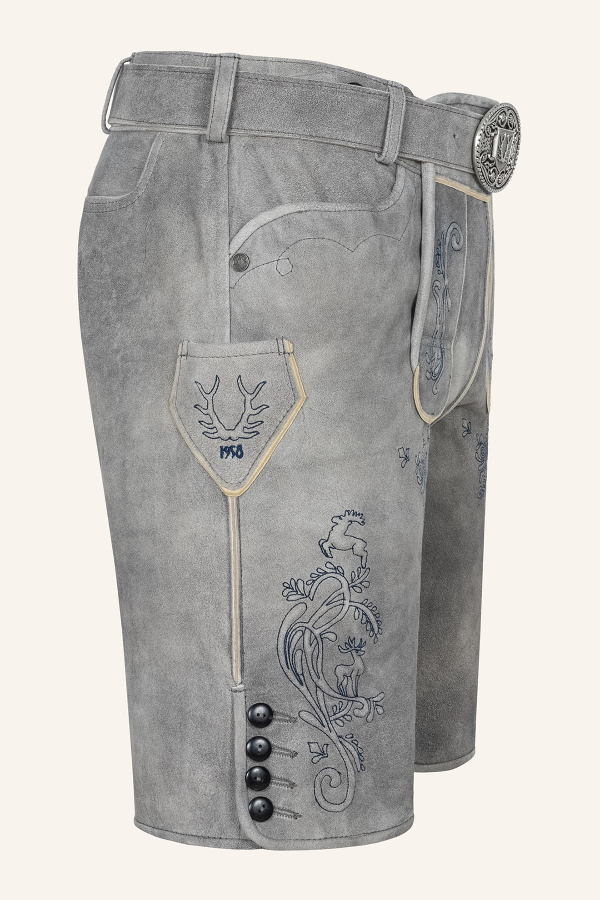 Lederhose Lucius with Belt