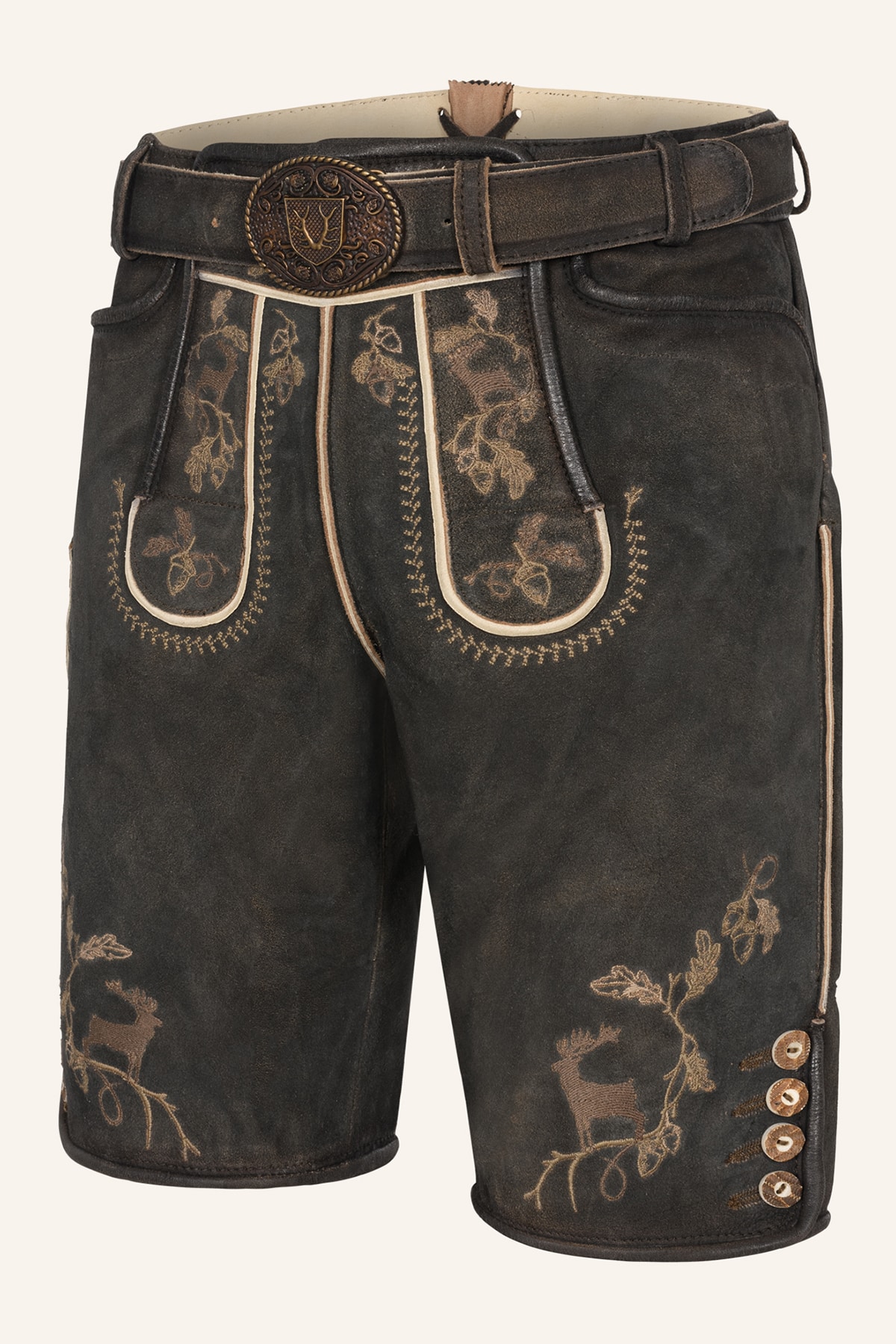 Lederhose Nero with belt