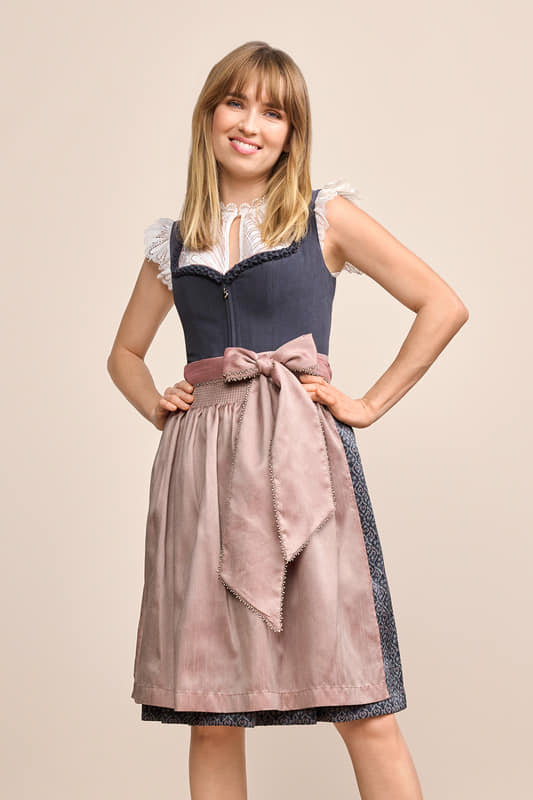 Krüger Madl Dirndl Krüger MADL 'Jalisa' 417069, Anthrazit 60cm günstig online kaufen