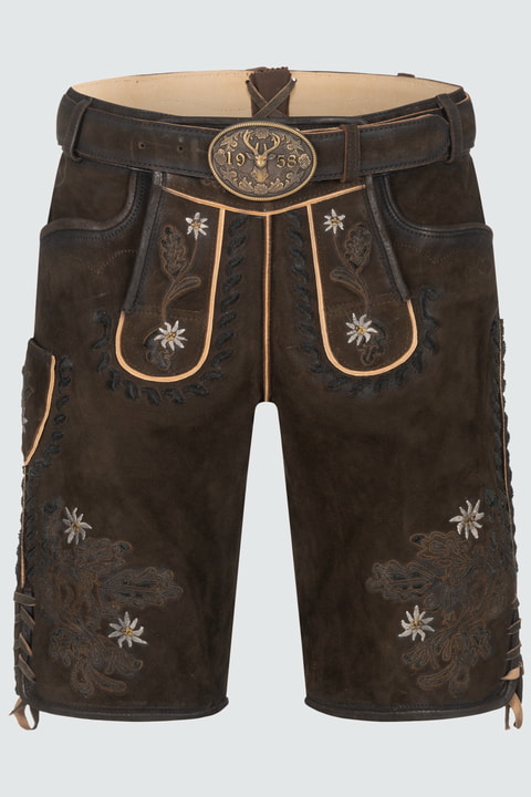 Lederhose Lars mit Gürtel