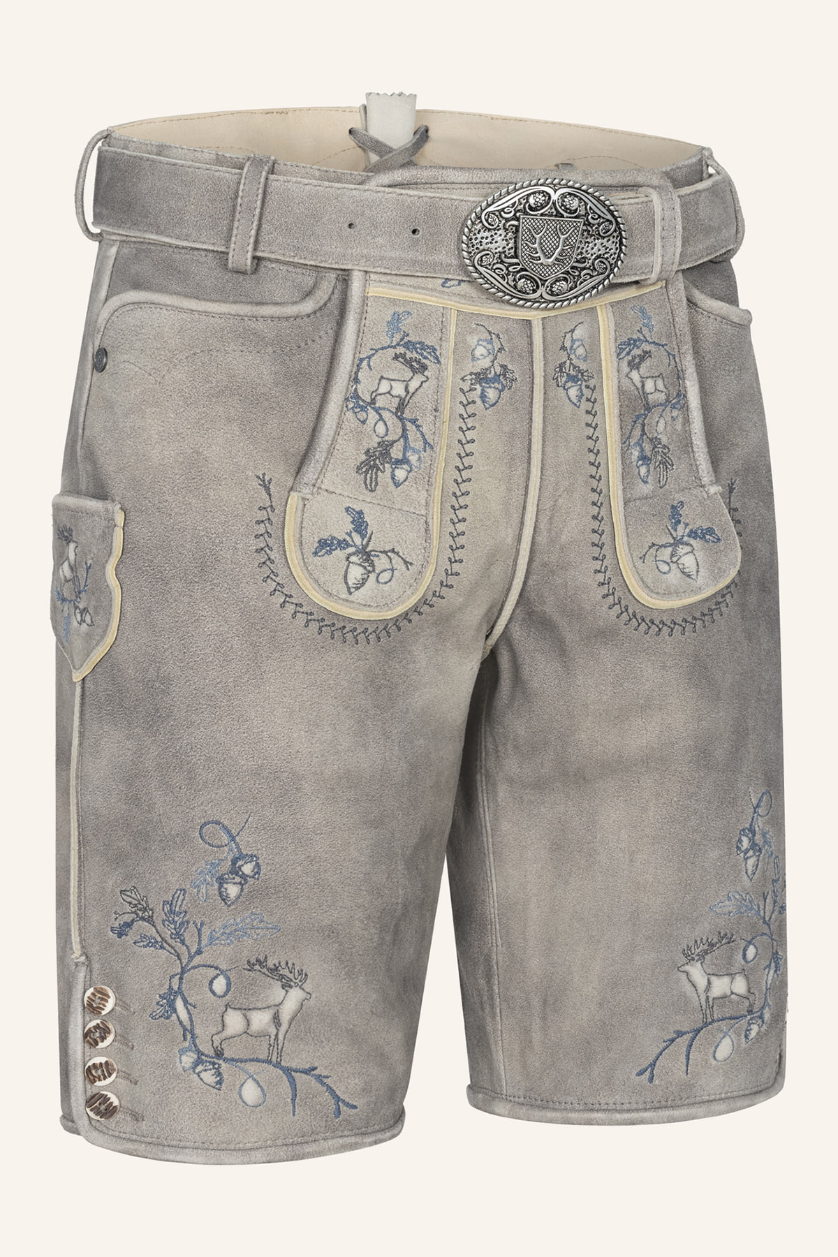 Lederhose Ulf mit Gürtel
