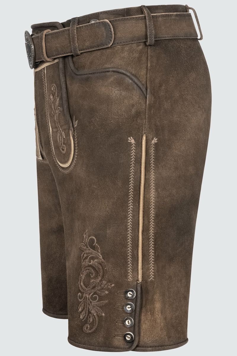 Lederhose Jendrik mit Gürtel