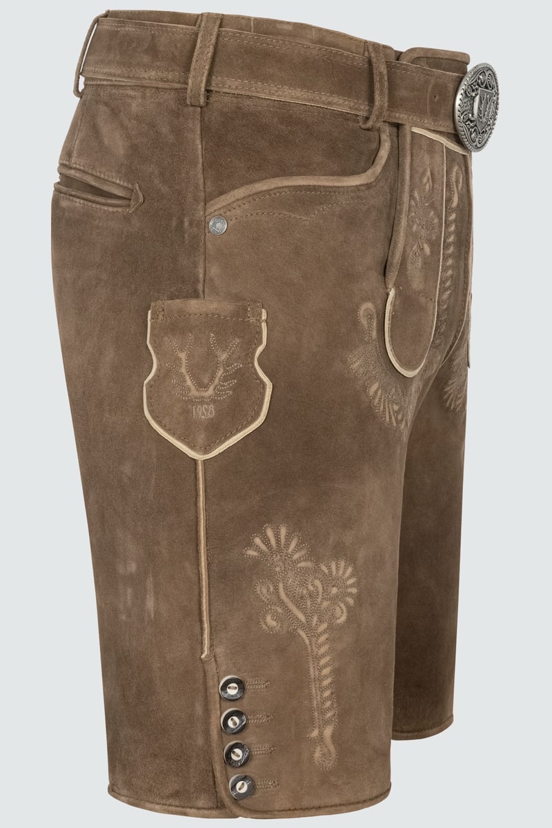 Lederhose Aric mit Gürtel