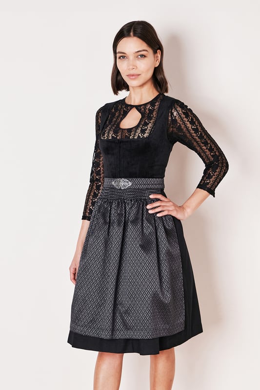 Krüger Madl Dirndl Krüger MADL Dirndl 'Alisha' 415468, Hellblau 60cm günstig online kaufen