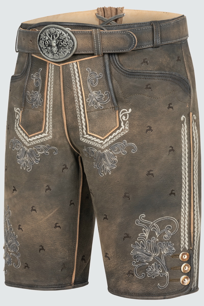 Lederhose Lukas with belt