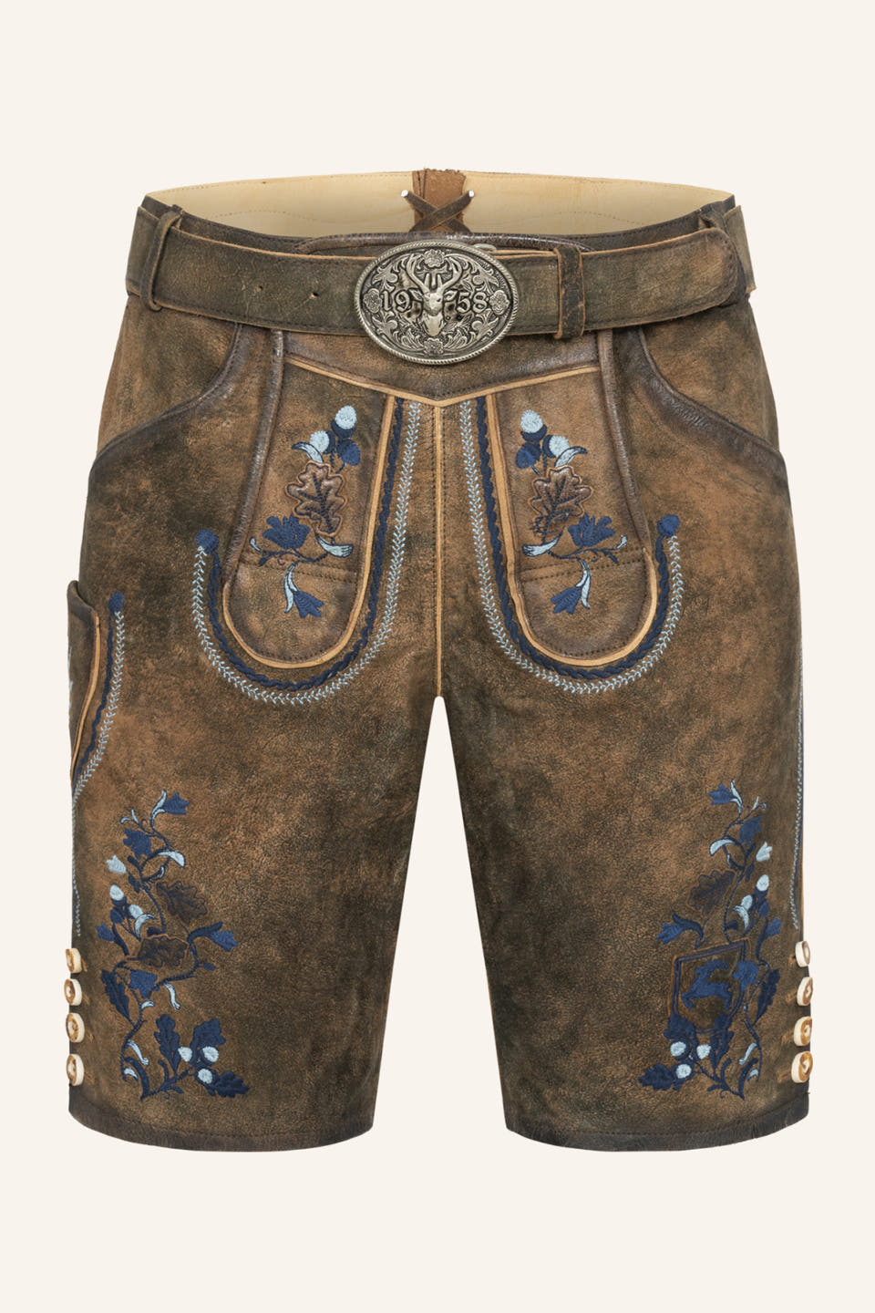 Lederhose Azzuro with belt