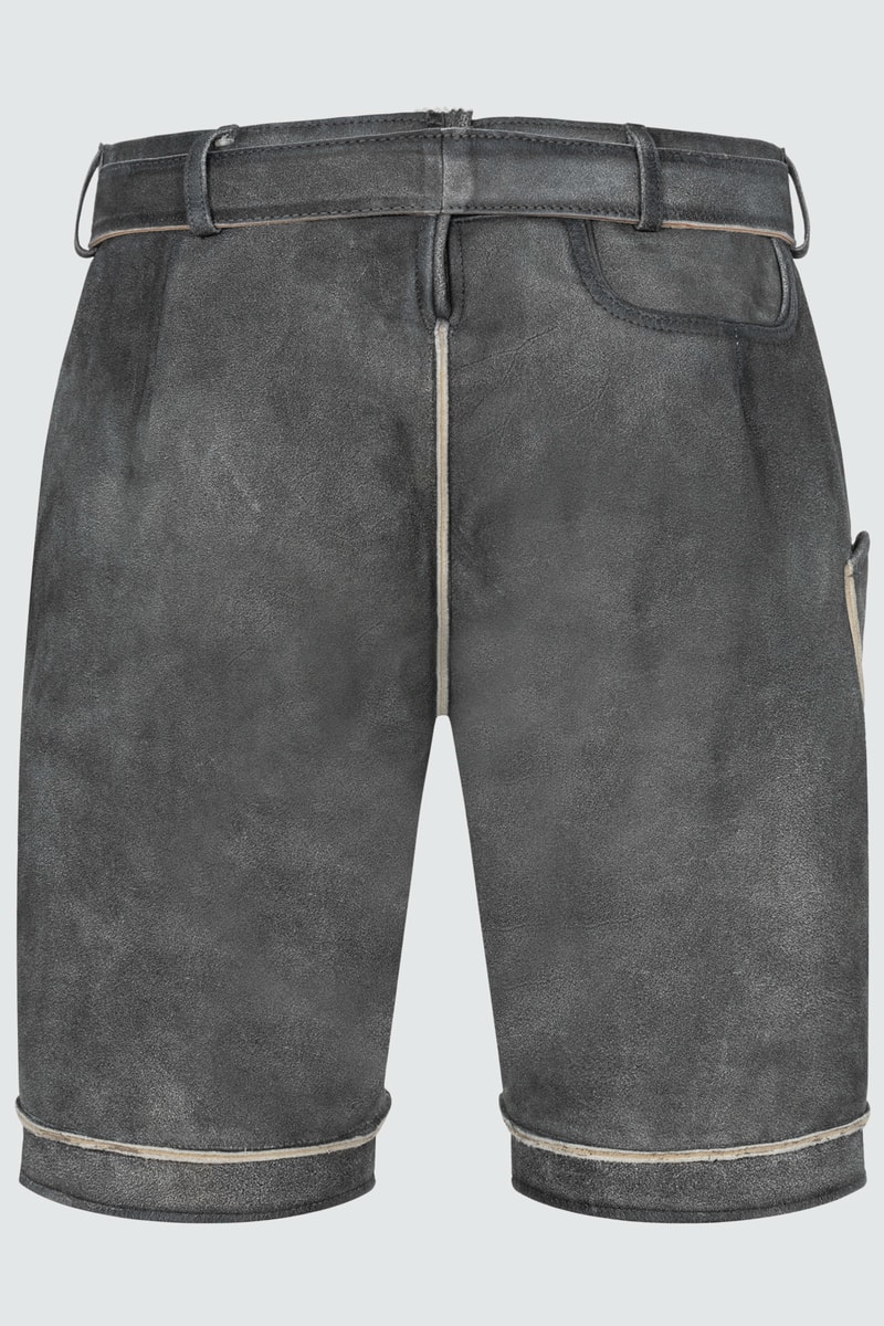 Lederhose Kuno mit Gürtel