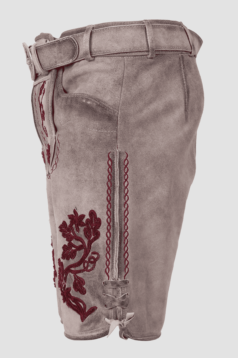 Lederhose Dominik mit Gürtel