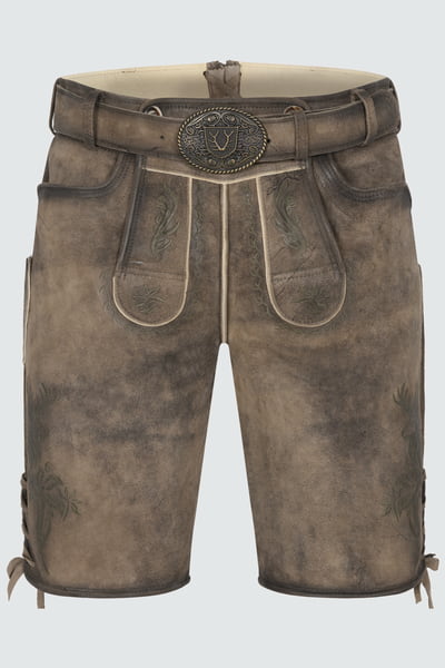 Lederhose Diran mit Gürtel