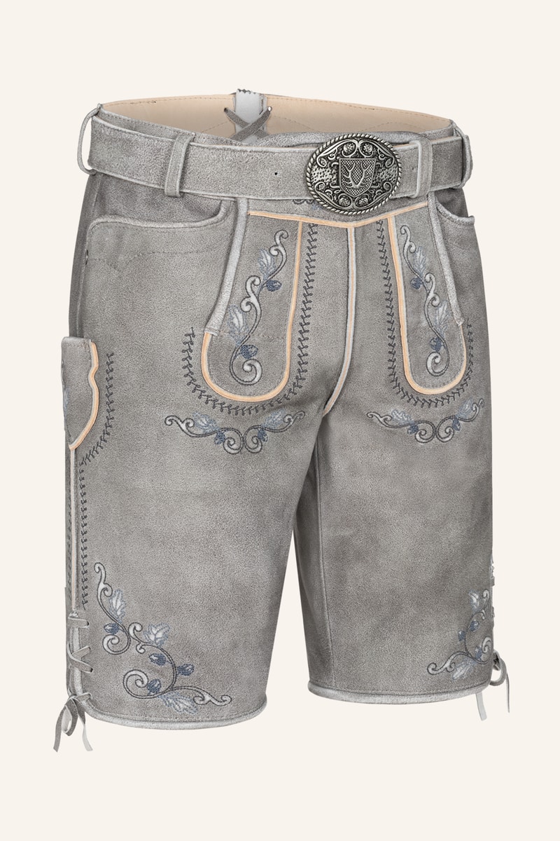 Lederhose Emir mit Gürtel