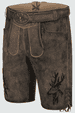 Lederhose Matze mit Gürtel