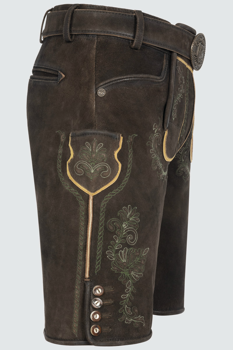 Lederhose Brandon mit Gürtel
