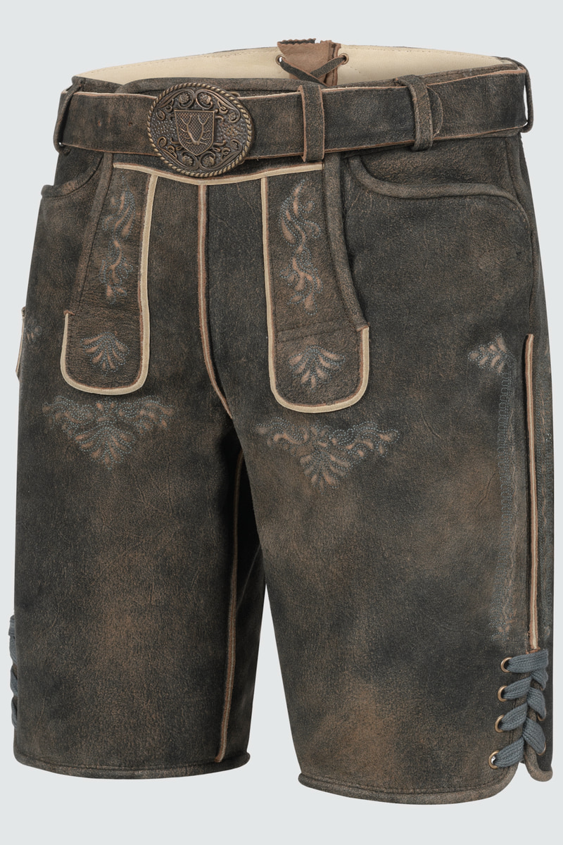 Lederhose Curtis mit Gürtel
