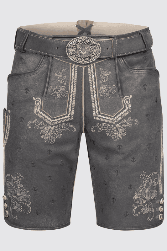 Lederhose Neil mit Gürtel günstig online kaufen