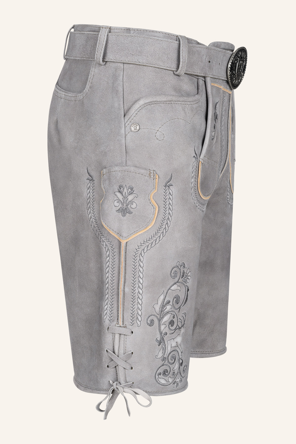 Lederhose Norwin mit Gürtel
