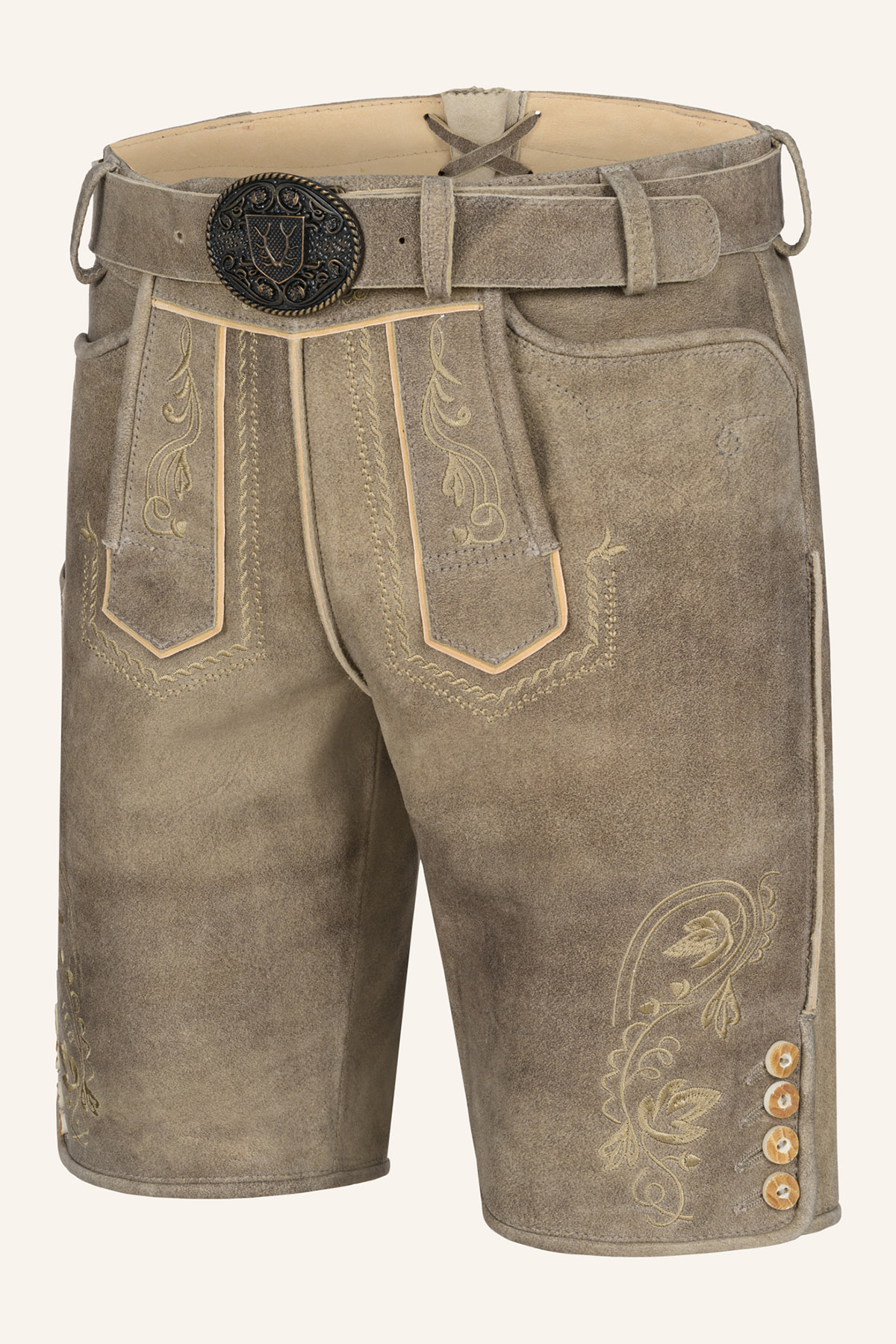 Lederhose Iwan mit Gürtel