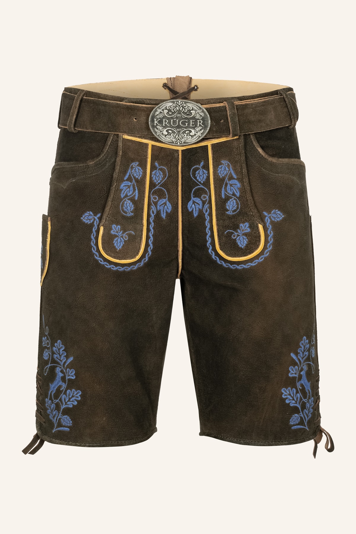 Lederhose Roland with Belt