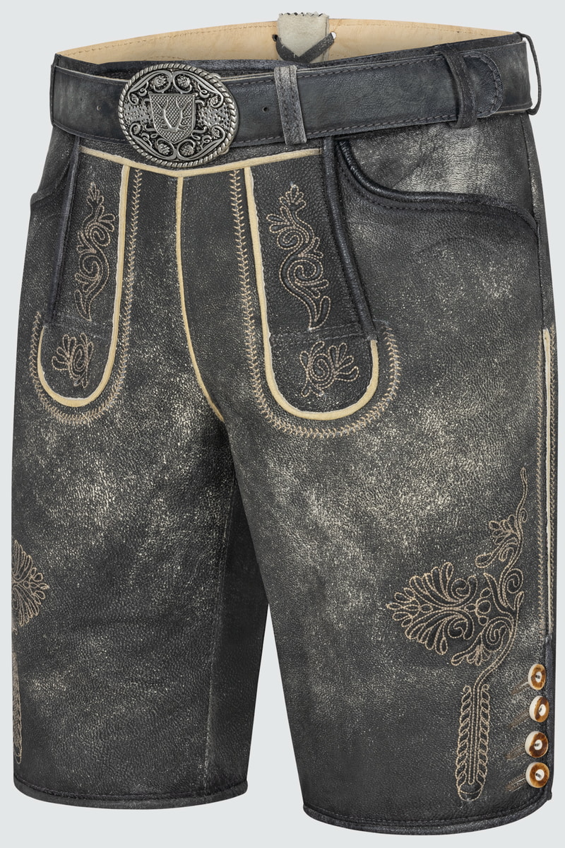 Lederhose Kieran mit Gürtel