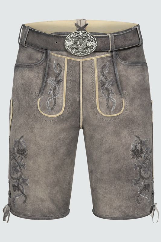 Lederhose Mirko mit Gürtel günstig online kaufen