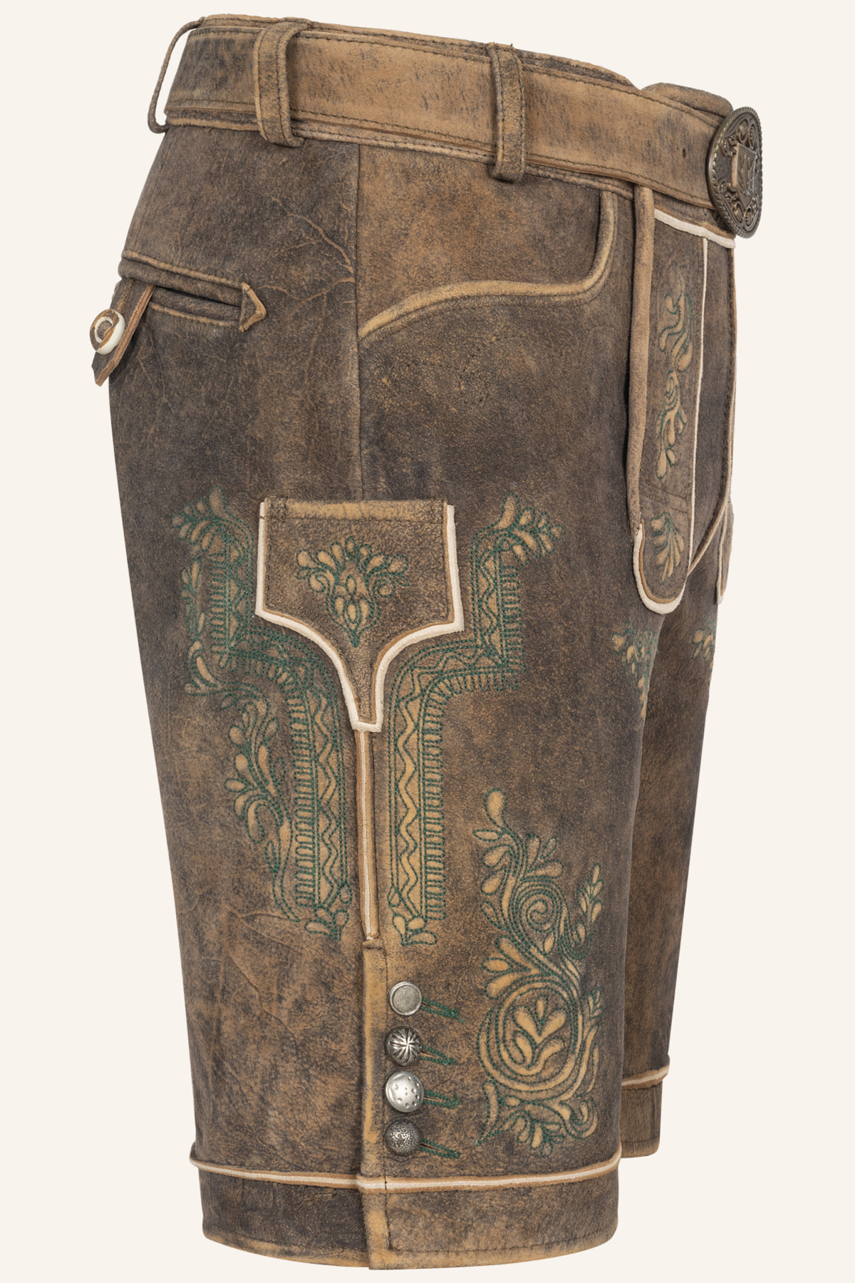 Lederhose Rob mit Gürtel
