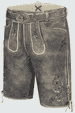 Lederhose Gideon mit Gürtel