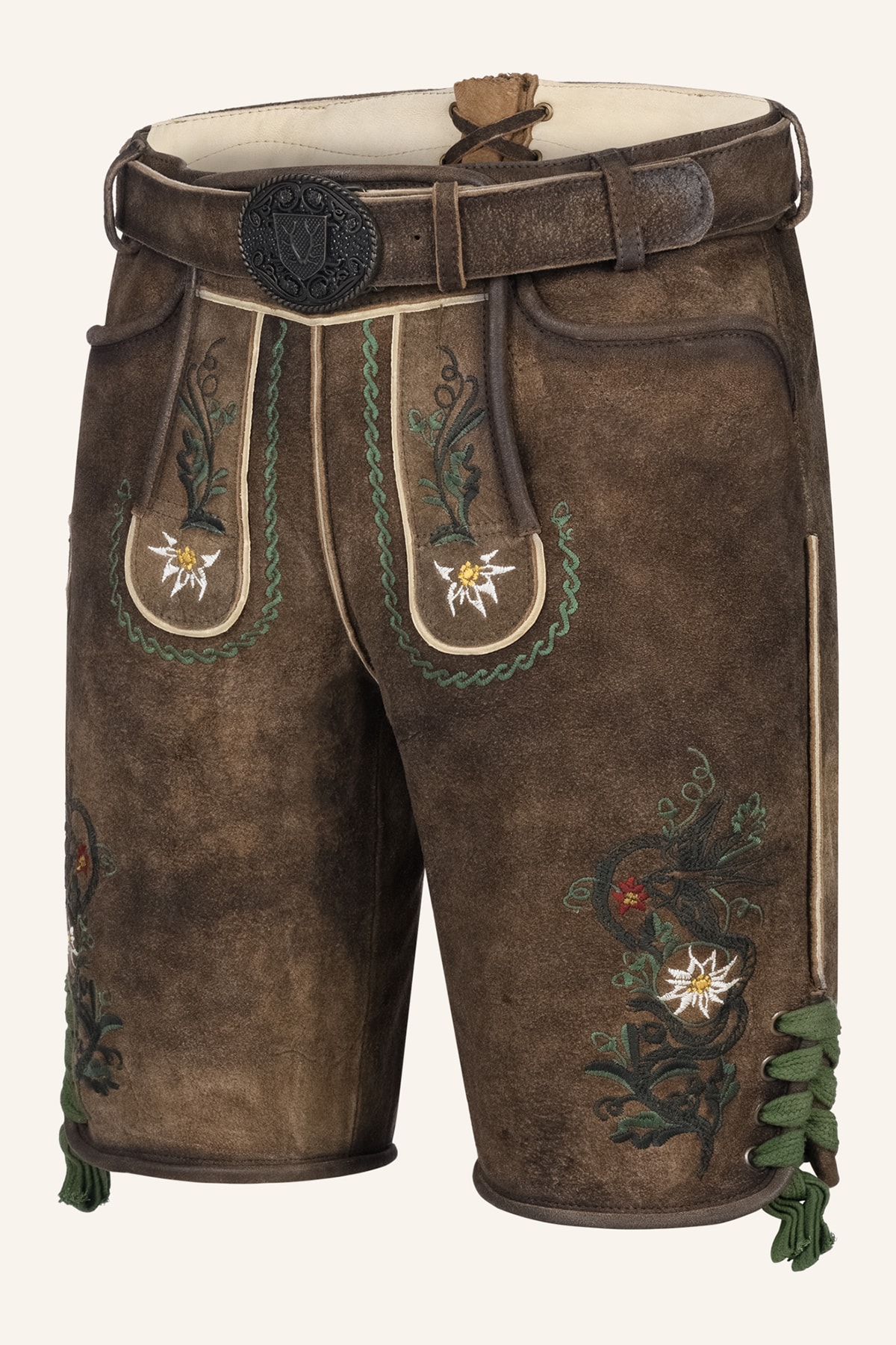 Lederhose Alexander mit Gürtel