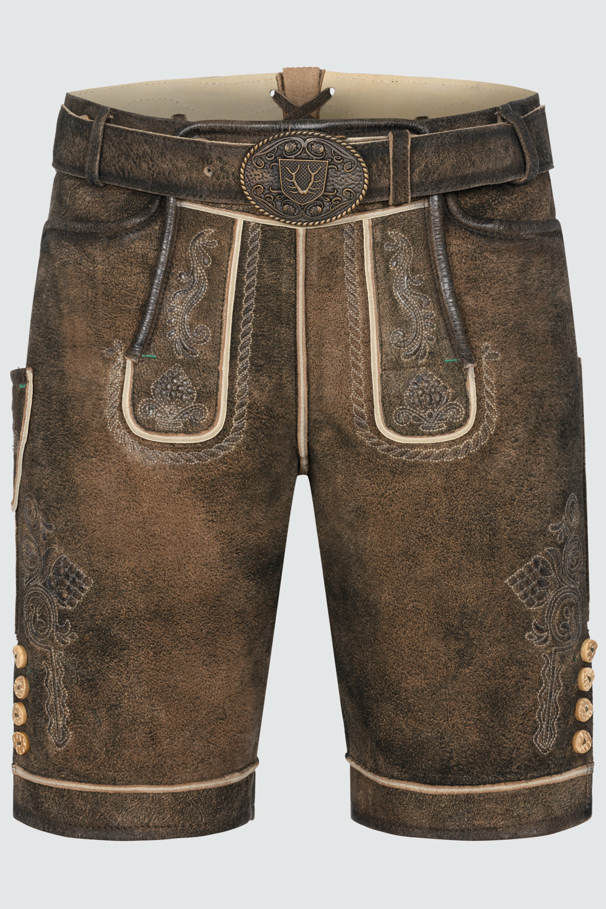 Lederhose Waris mit Gürtel