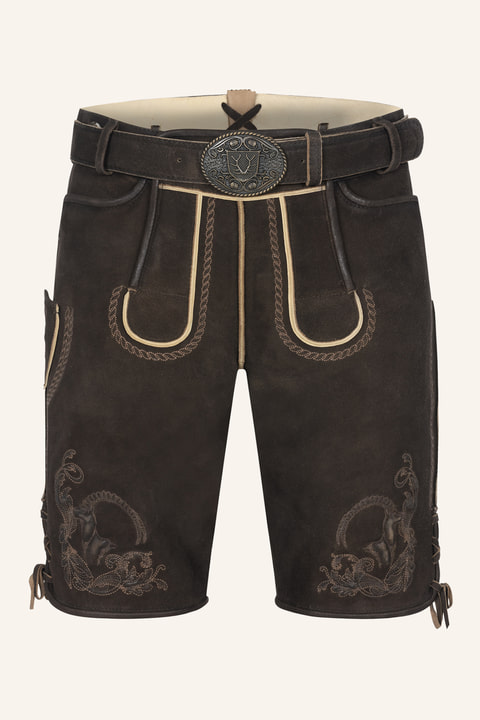 Lederhose Balian mit Gürtel