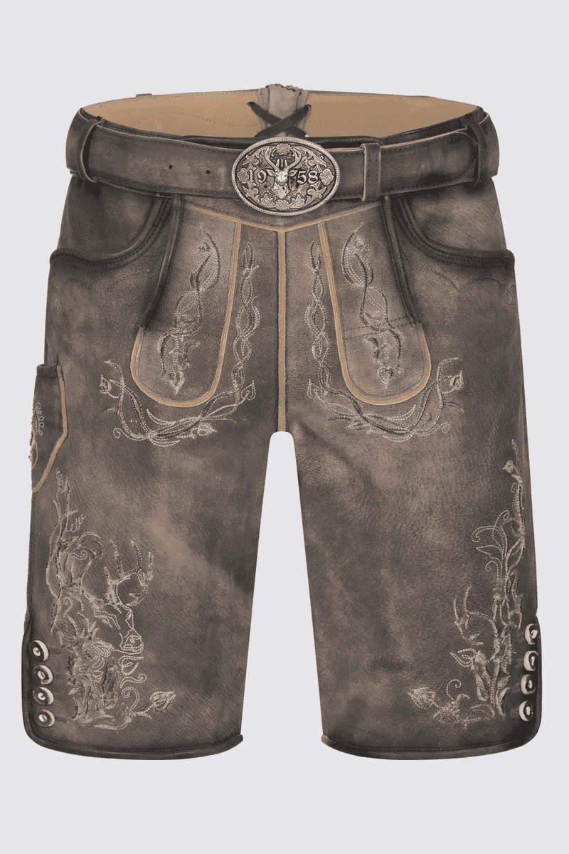 Lederhose Joscha mit Gürtel