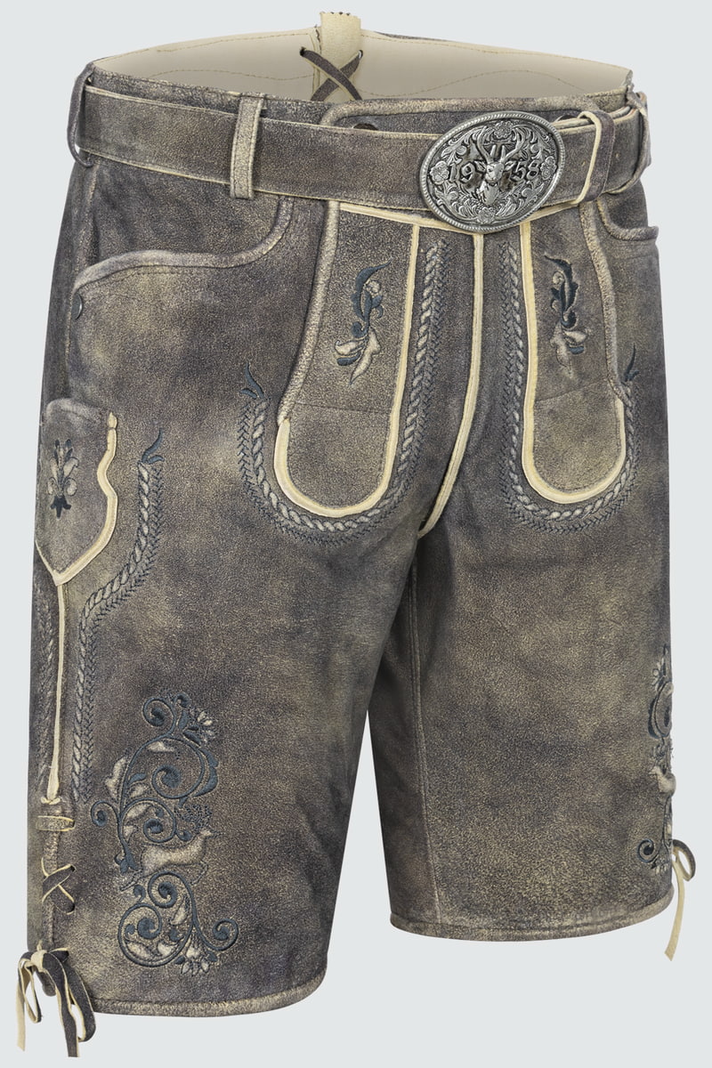 Lederhose Gideon mit Gürtel