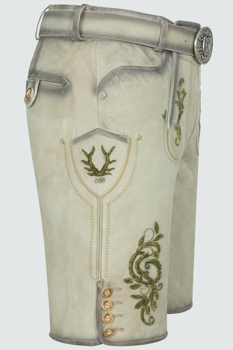 Lederhose Maurus mit Gürtel