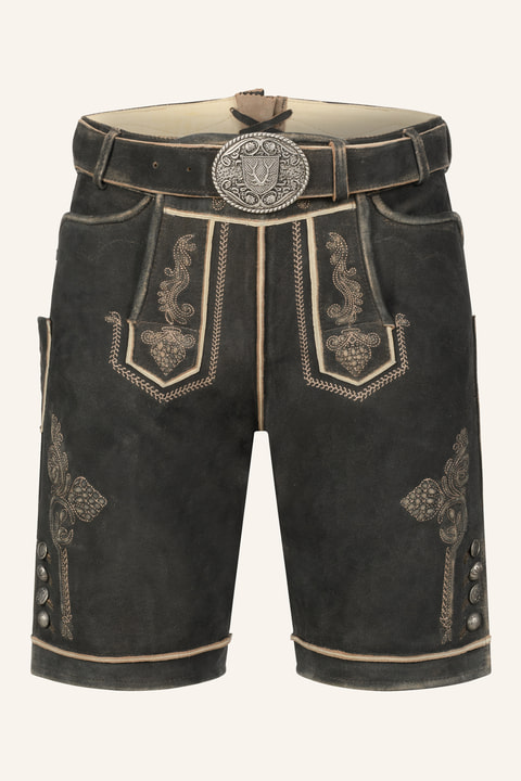 Lederhose Jakobus mit Gürtel