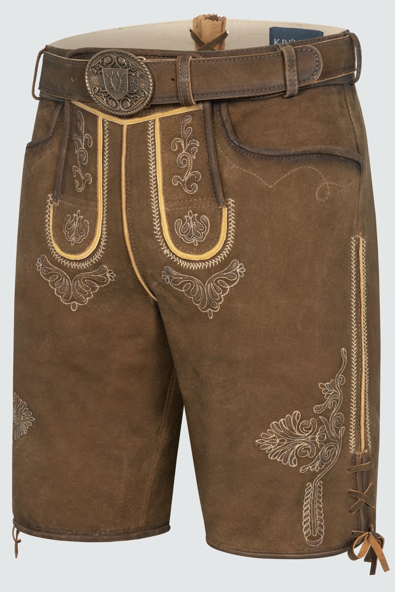 Lederhose Giulio mit Gürtel