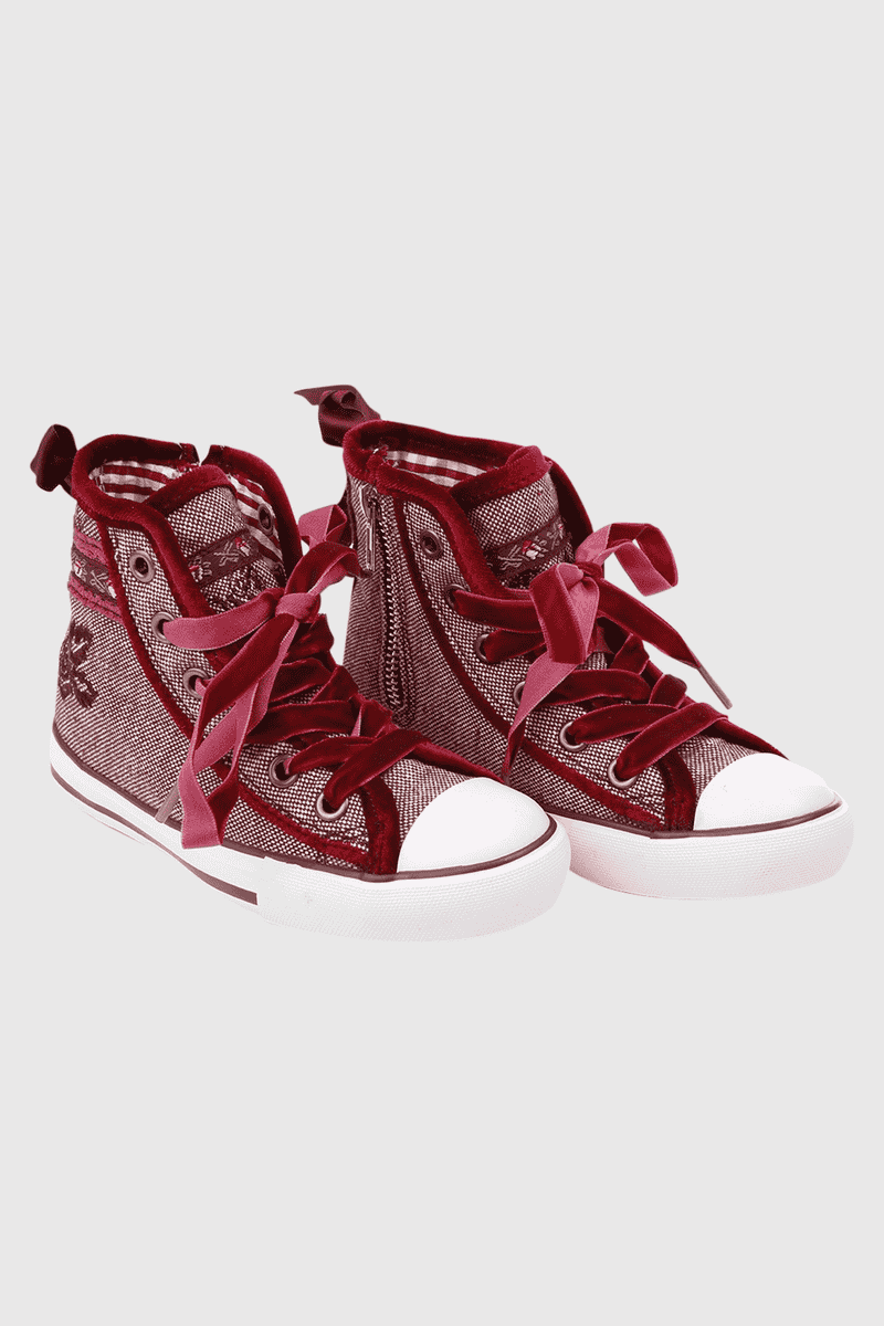 Children's Sneaker Red Loop