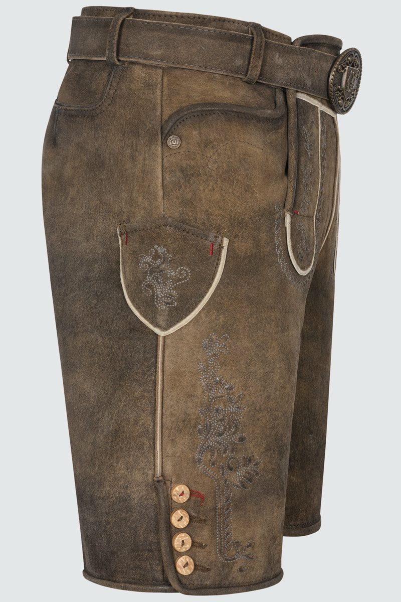 Lederhose Dante mit Gürtel