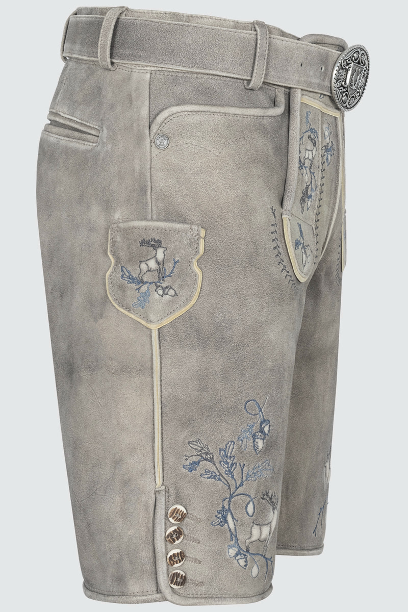 Lederhose Ulf mit Gürtel