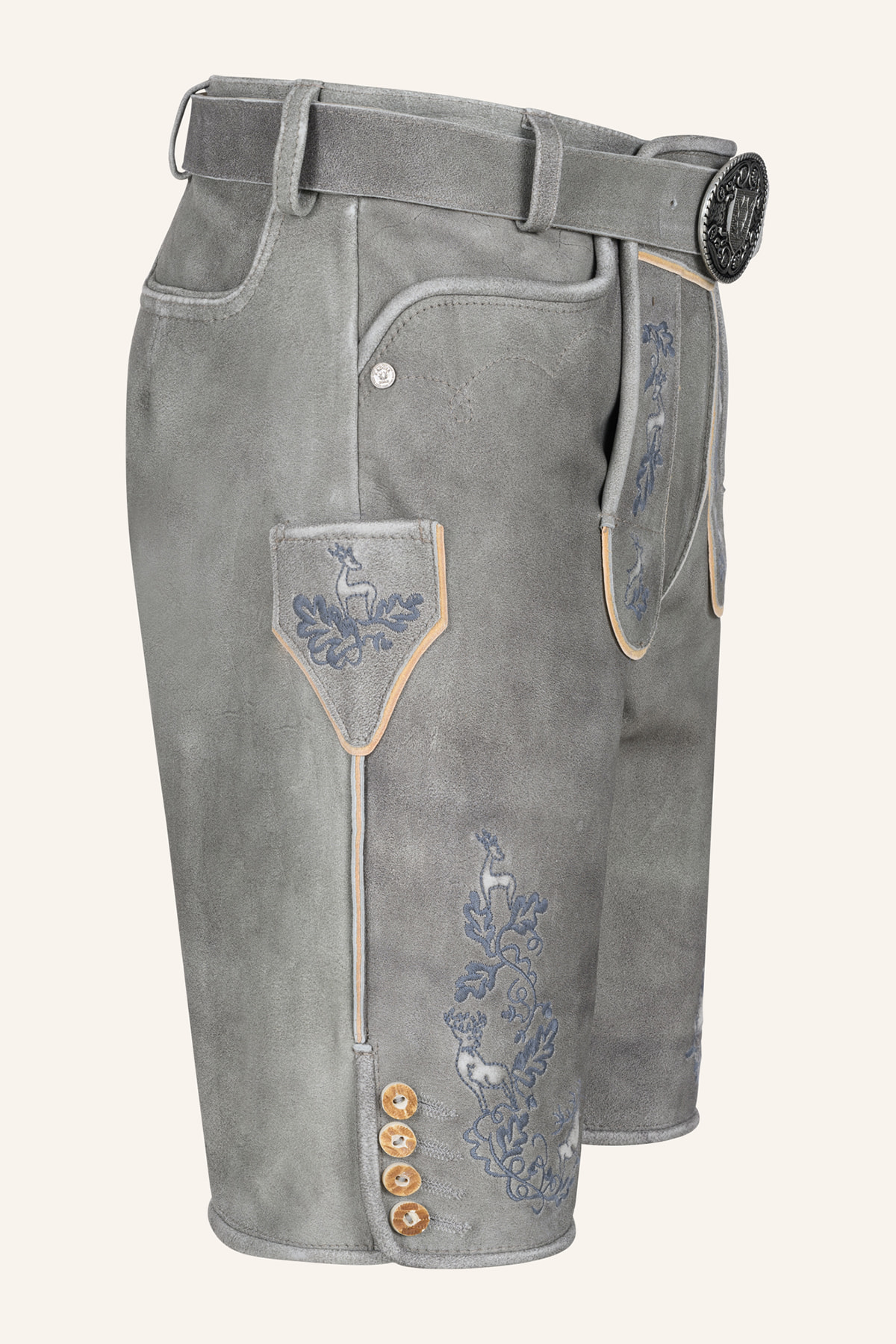 Lederhose Berat mit Gürtel