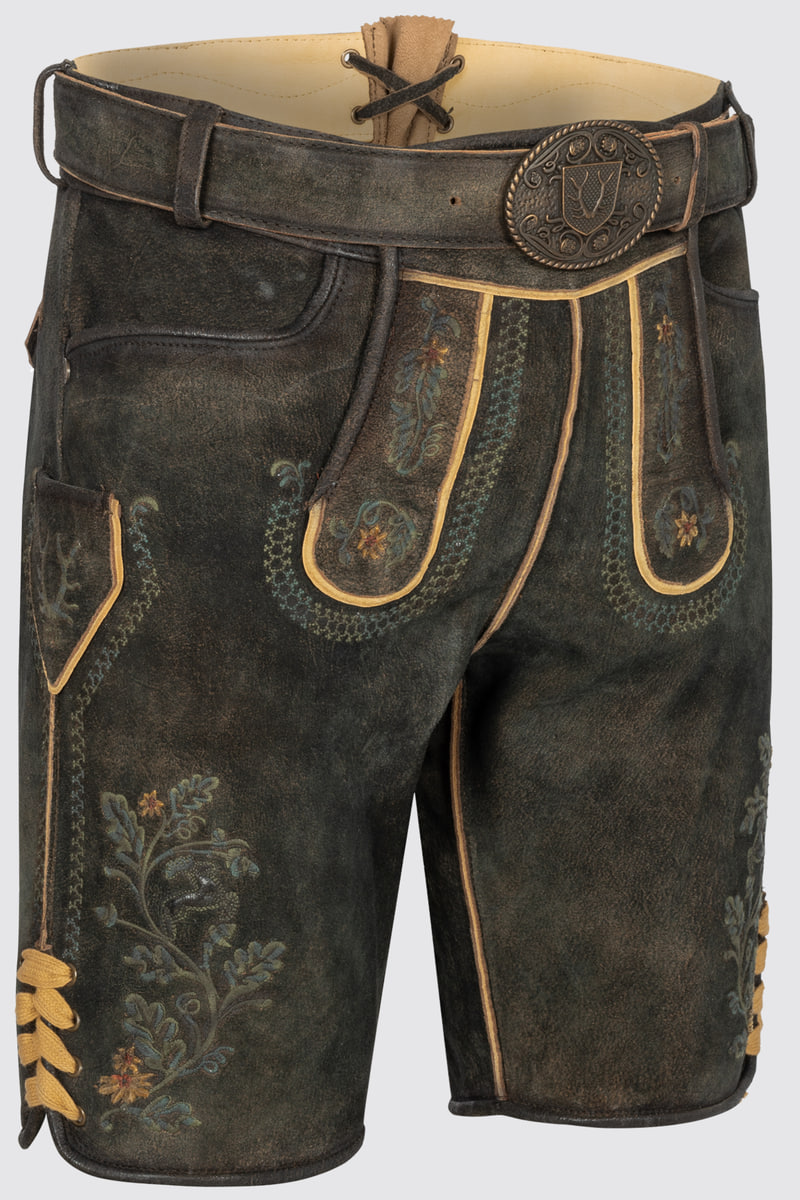 Lederhose Charlie mit Gürtel
