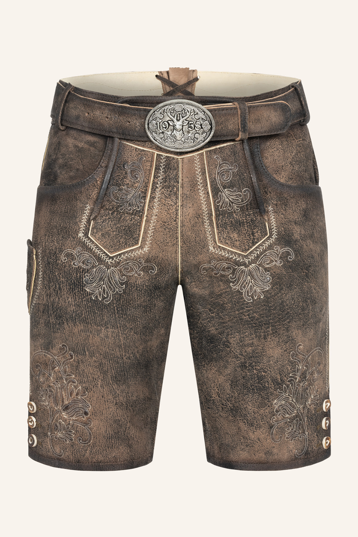 Lederhose Arijus with belt