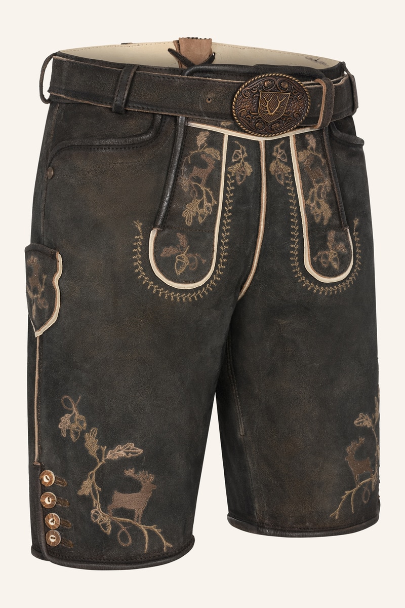 Lederhose Nero with belt