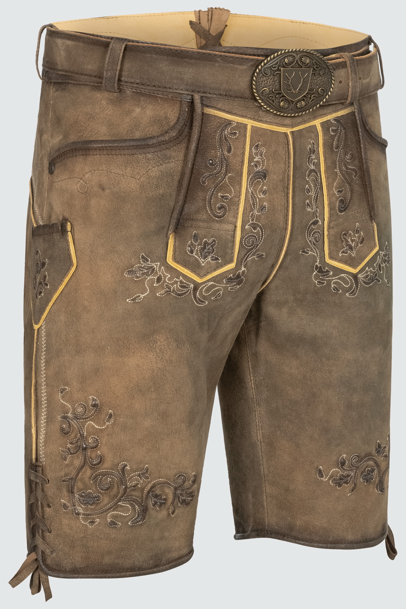 Lederhose Gregor mit Gürtel