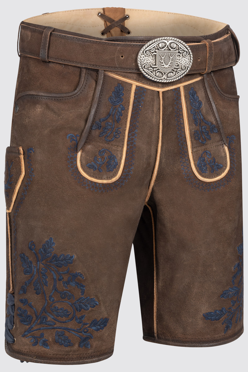 Lederhose Bastiano mit Gürtel