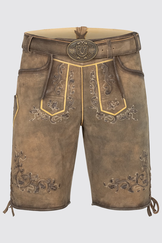 Lederhose Gregor mit Gürtel günstig online kaufen