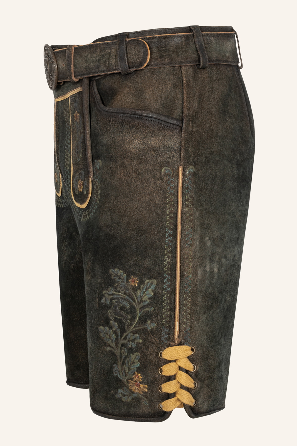 Lederhose Charlie mit Gürtel